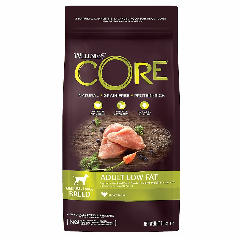 CORE Adult Medium Large Breed Low Fat Grain free Turkey / Сухой Беззерновой корм Кор для собак Средних и Крупных пород Низкокалорийный Индейка, CORE Adult Medium Large Breed Low Fat Grain free Turkey
CORE Adult Medium Large Breed Low Fat Grain free Turkey / Сухой Беззерновой корм Кор для собак Средних и Крупных пород Низкокалорийный Индейка, CORE Adult Medium Large Breed Low Fat Grain free Turkey