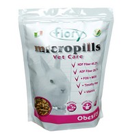 

Fiory Micropills Vet Care Obesity / Корм Фиори для Карликовых кроликов, Fiory Micropills Vet Care Obesity