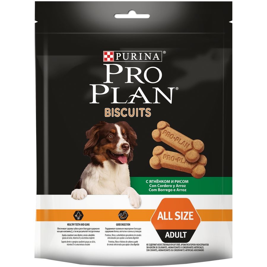Purina Pro Plan Biscuits Lamb & Rice / Лакомство Пурина Про План для взрослых собак при склоннности к набору веса с ягненком, Purina Pro Plan Biscuits Lamb & Rice
Purina Pro Plan Biscuits Lamb & Rice / Лакомство Пурина Про План для взрослых собак при склоннности к набору веса с ягненком, Purina Pro Plan Biscuits Lamb & Rice