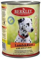Berkley Adult Lamb & Rice / Консервы Беркли для собак Ягненок с рисом (цена за упаковку), Berkley Adult Lamb & Rice
Berkley Adult Lamb & Rice / Консервы Беркли для собак Ягненок с рисом (цена за упаковку), Berkley Adult Lamb & Rice