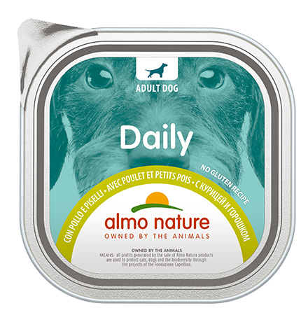 Almo Nature Daily Menu Chicken with Pease / Консервы Алмо Натюр для собак Меню с Курицей и горошком (цена за упаковку), Almo Nature Daily Menu Chicken with Pease
Almo Nature Daily Menu Chicken with Pease / Консервы Алмо Натюр для собак Меню с Курицей и горошком (цена за упаковку), Almo Nature Daily Menu Chicken with Pease
