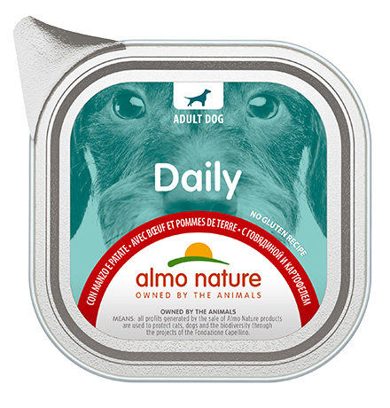 Almo Nature Daily Menu Beef and Potatoes / Консервы Алмо Натюр для собак Меню с Говядиной и картофелем (цена за упаковку), Almo Nature Daily Menu Beef and Potatoes
Almo Nature Daily Menu Beef and Potatoes / Консервы Алмо Натюр для собак Меню с Говядиной и картофелем (цена за упаковку), Almo Nature Daily Menu Beef and Potatoes