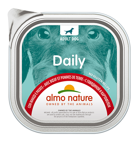 Almo Nature Daily Menu Beef and Potatoes / Консервы Алмо Натюр для собак Меню с Говядиной и картофелем (цена за упаковку), Almo Nature Daily Menu Beef and Potatoes
Almo Nature Daily Menu Beef and Potatoes / Консервы Алмо Натюр для собак Меню с Говядиной и картофелем (цена за упаковку), Almo Nature Daily Menu Beef and Potatoes