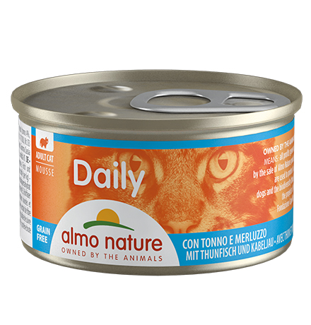 Almo Nature Daily Menu Mousse Tuna & Cod / Консервы Алмо Натюр для кошек Нежный мусс Меню с Тунцом и Треской (цена за упаковку), Almo Nature Daily Menu Mousse Tuna & Cod
Almo Nature Daily Menu Mousse Tuna & Cod / Консервы Алмо Натюр для кошек Нежный мусс Меню с Тунцом и Треской (цена за упаковку), Almo Nature Daily Menu Mousse Tuna & Cod