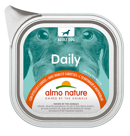 Almo Nature Daily Menu Veal and Carrots/ Консервы Алмо Натюр для собак Меню с Телятиной и морковью (цена за упаковку), Almo Nature Daily Menu Veal and Carrots
Almo Nature Daily Menu Veal and Carrots/ Консервы Алмо Натюр для собак Меню с Телятиной и морковью (цена за упаковку), Almo Nature Daily Menu Veal and Carrots