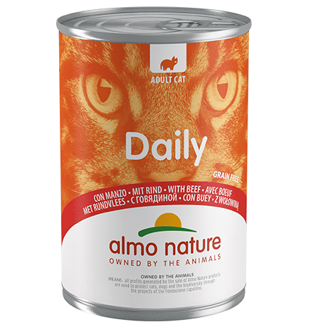 Almo Nature Daily Menu Beef / Консервы Алмо Натюр для кошек Меню с Говядиной (цена за упаковку), Almo Nature Daily Menu Beef
Almo Nature Daily Menu Beef / Консервы Алмо Натюр для кошек Меню с Говядиной (цена за упаковку), Almo Nature Daily Menu Beef