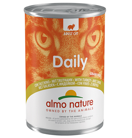 Almo Nature Daily Menu Turkey / Консервы Алмо Натюр для кошек Меню с Индейкой (цена за упаковку), Almo Nature Daily Menu Turkey
Almo Nature Daily Menu Turkey / Консервы Алмо Натюр для кошек Меню с Индейкой (цена за упаковку), Almo Nature Daily Menu Turkey