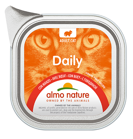 Almo Nature Daily Menu Beef / Паштет Алмо Натюр для кошек Меню с Говядиной (цена за упаковку), Almo Nature Daily Menu Beef
Almo Nature Daily Menu Beef / Паштет Алмо Натюр для кошек Меню с Говядиной (цена за упаковку), Almo Nature Daily Menu Beef