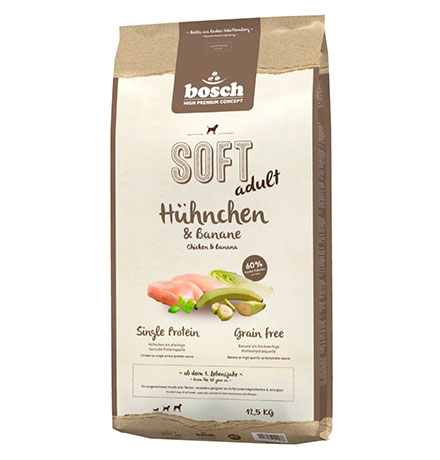Bosch Soft Chicken & Banana / Полувлажный Монопротеиновый Беззерновой корм Бош для собак Курица Банан, Bosch Soft Chicken & Banana
Bosch Soft Chicken & Banana / Полувлажный Монопротеиновый Беззерновой корм Бош для собак Курица Банан, Bosch Soft Chicken & Banana