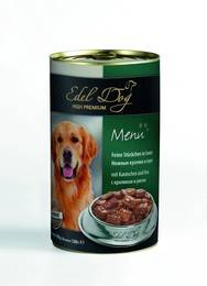 Edel Dog / Консервы Эдель Дог для собак Кролик и Рис кусочки в Соусе Цена за упаковку, Edel Dog
Edel Dog / Консервы Эдель Дог для собак Кролик и Рис кусочки в Соусе Цена за упаковку, Edel Dog