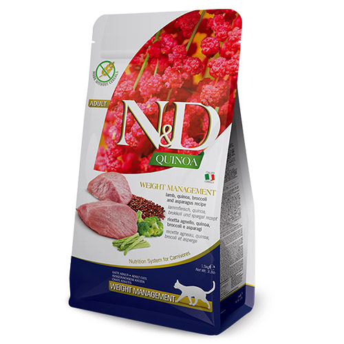 Farmina N&D Quinoa Line Weight Management Adult Quinoa Lamb Grain free / Сухой Беззерновой корм Фармина для взрослых кошек Контроль Веса Ягненок с Киноа, Farmina N&D Quinoa Line Weight Management Adult Quinoa Lamb Grain free
Farmina N&D Quinoa Line Weight Management Adult Quinoa Lamb Grain free / Сухой Беззерновой корм Фармина для взрослых кошек Контроль Веса Ягненок с Киноа, Farmina N&D Quinoa Line Weight Management Adult Quinoa Lamb Grain free