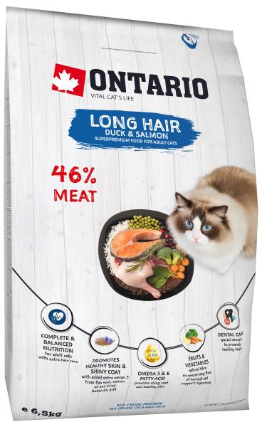 Ontario Longhair / Сухой корм Онтарио для Длинношерстных кошек с Уткой и лососем, Ontario Longhair
Ontario Longhair / Сухой корм Онтарио для Длинношерстных кошек с Уткой и лососем, Ontario Longhair