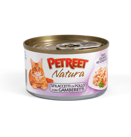 Petreet / Консервы Петрит для кошек Куриная грудка с Креветками (цена за упаковку), Petreet
Petreet / Консервы Петрит для кошек Куриная грудка с Креветками (цена за упаковку), Petreet