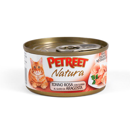 Petreet / Консервы Петрит для кошек Кусочки розового тунца с Лобстером (цена за упаковку), Petreet
Petreet / Консервы Петрит для кошек Кусочки розового тунца с Лобстером (цена за упаковку), Petreet