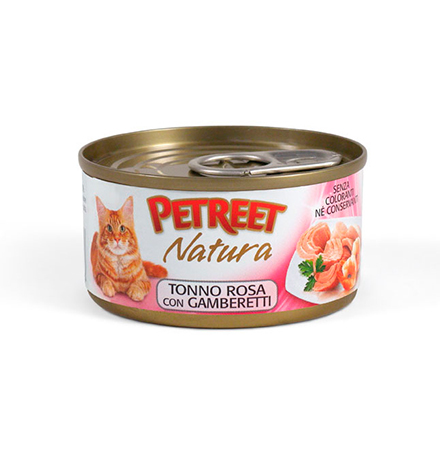 Petreet / Консервы Петрит для кошек Кусочки розового тунца с Креветками (цена за упаковку), Petreet
Petreet / Консервы Петрит для кошек Кусочки розового тунца с Креветками (цена за упаковку), Petreet