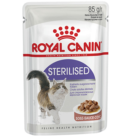 Royal Canin Sterilised / Влажный корм (Консервы-Паучи) Роял Канин Стерилайзд для взрослых кастрированных котов и Стерилизованных кошек в Соусе (цена за упаковку), Royal Canin Sterilised
Royal Canin Sterilised / Влажный корм (Консервы-Паучи) Роял Канин Стерилайзд для взрослых кастрированных котов и Стерилизованных кошек в Соусе (цена за упаковку), Royal Canin Sterilised