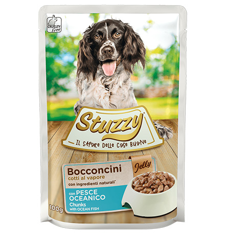 Stuzzy Bocconcini / Паучи Штуззи для собак Океаническая рыба в желе (цена за упаковку), Stuzzy Bocconcini
Stuzzy Bocconcini / Паучи Штуззи для собак Океаническая рыба в желе (цена за упаковку), Stuzzy Bocconcini