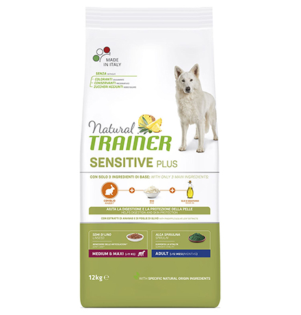 Trainer Natural Sensitive Plus Medium/Maxi Adult Rabbit / Сухой корм Трейнер для собак Средних и Крупных пород Кролик, Trainer Natural Sensitive Plus Medium
Trainer Natural Sensitive Plus Medium/Maxi Adult Rabbit / Сухой корм Трейнер для собак Средних и Крупных пород Кролик, Trainer Natural Sensitive Plus Medium