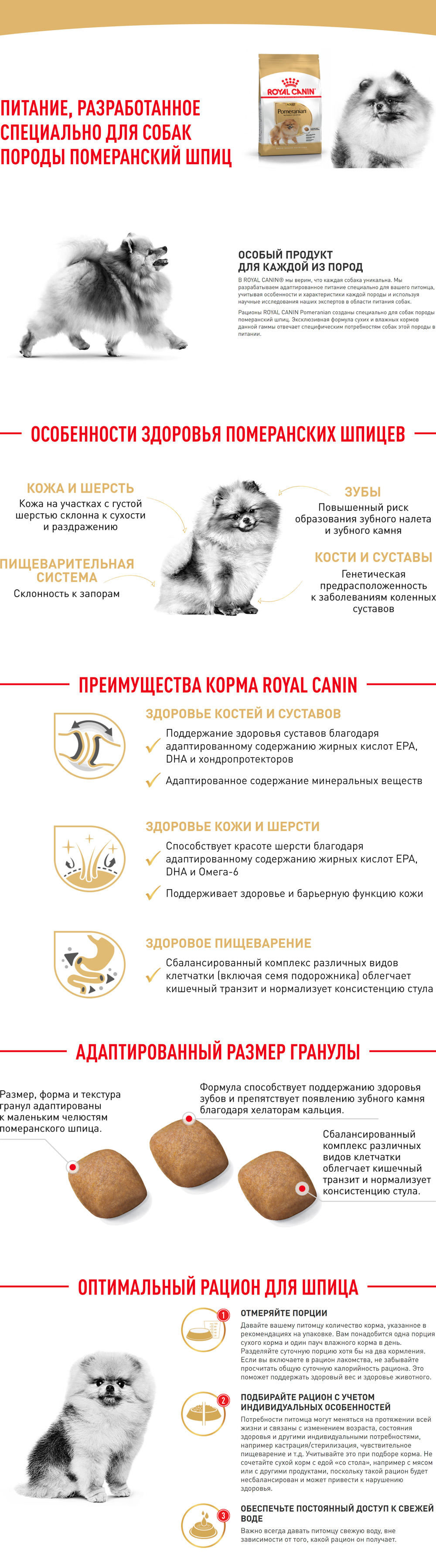 Royal Canin Breed dog Pomeranian Adult / Сухой корм Роял Канин для взрослых  собак породы Померанский Шпиц от 8 месяцев и старше 1,5 кг купить в Москве  по низкой цене 1 338₽ | интернет-магазин ZooMag.ru