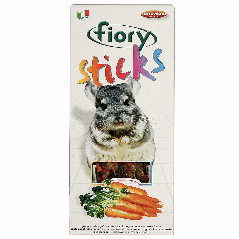 

Fiory Sticks / Палочки Фиори для Шиншилл с Морковью, Fiory Sticks