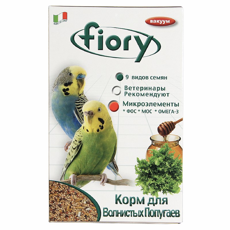 Fiory Pappagallini / Корм Фиори для Волнистых попугаев