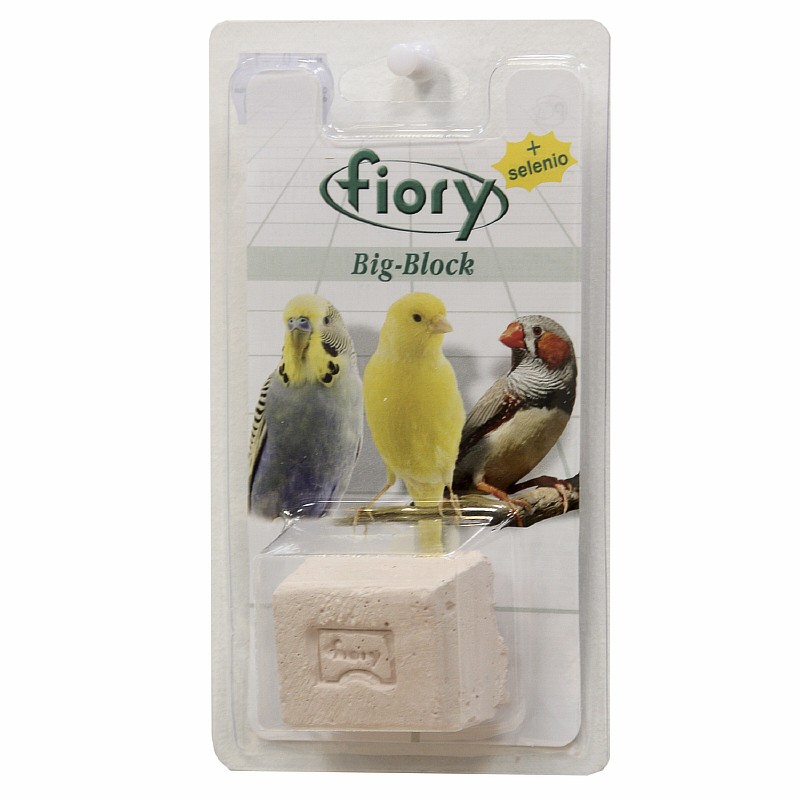 Fiory Big-Block Selenio / Био-камень Фиори для птиц с Селеном
