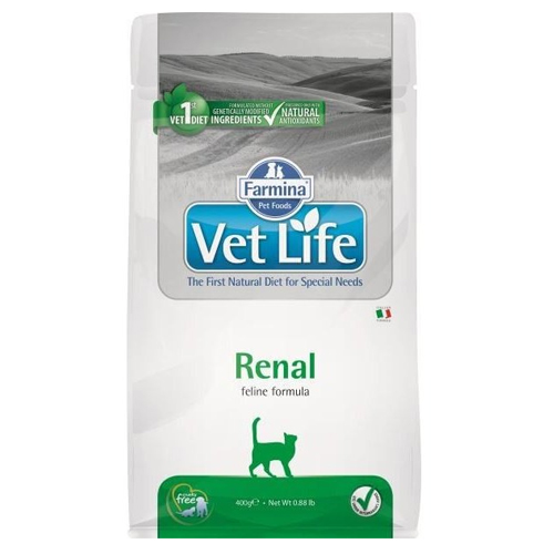 Farmina Vet Life Renal / Лечебный корм Фармина для кошек при Заболеваниях почек