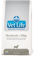 Farmina Vet Life Neutered 10+ / Лечебный корм Фармина для кастрированных или стерилизованных собак массой более 10 кг, профилактика МКБ 