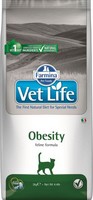 Farmina Vet Life Obesity / Лечебный корм Фармина для кошек при Ожирении, подходит для питания Стерилизованных животных 