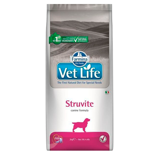 Farmina Vet Life Struvite / Лечебный корм Фармина для собак Лечение и Профилактика МКБ Струвитные уролиты 