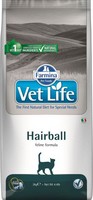 Farmina Vet Life Hairball / Лечебный корм Фармина для кошек снижает образование и способствует выведению шерстяных комочков в ЖКТ
