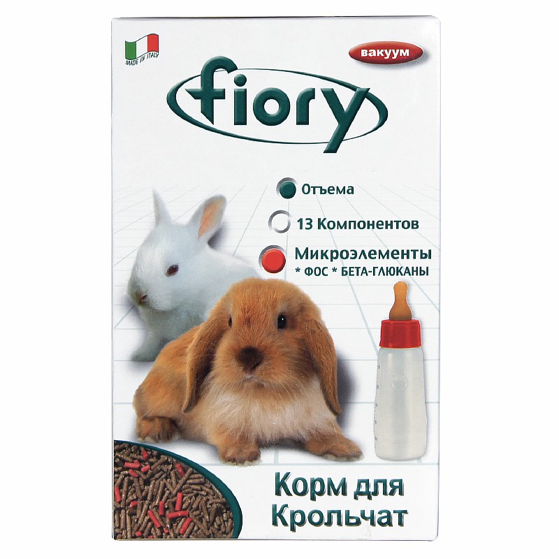 Fiory Puppypellet / Корм Фиори для Крольчат Гранулированный