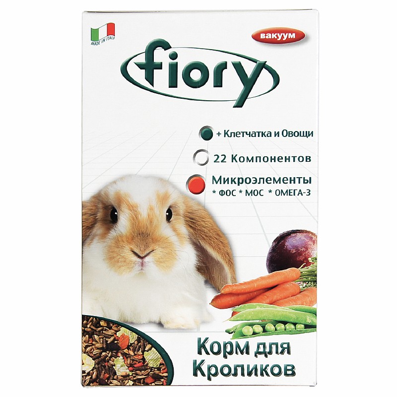 Fiory Karaote / Корм Фиори для Кроликов