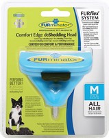 Купить FURminator FURflex Comfort Edge deShedding Head Medium Dog / Насадка Фурминатор Фурфлекс против Линьки для собак Средних пород за 1900.00 ₽