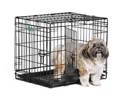 Купить MidWest iCrate Double Door Dog Crate / Клетка Мидвест 2 двери Черная за 4490.00 ₽