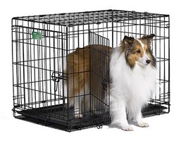 MidWest iCrate Double Door Dog Crate / Клетка Мидвест 2 двери Черная