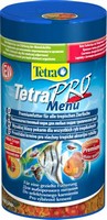 Tetra Pro Menu / Корм Тетра для всех видов рыб "4 вида" мелких хлопьев