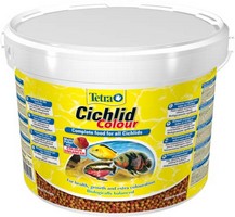 Купить TetraCichlid Colour корм для всех видов цихлид для улучшения окраса 10 л (ведро) за 7230.00 ₽