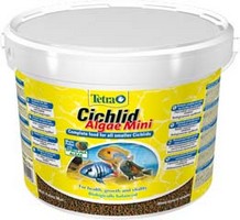 TetraCichlid Algae Mini корм для всех видов цихлид 10 л (ведро)