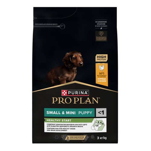PRO PLAN OPTI START / Сухой корм ПРО ПЛАН для щенков мелких пород с курицей