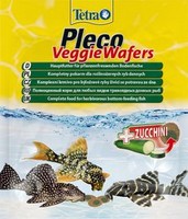 Tetra Pleco Veggie Wafers / Корм-пластинки Тетра для донных рыб с Цукини