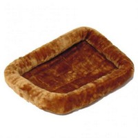 MidWest Quiet Time Pet Bed / Лежанка Мидвест Меховая Коричневая 