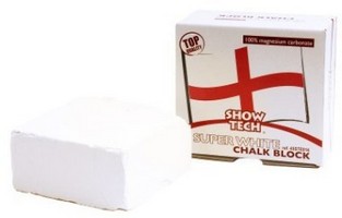 Show Tech English Magnesium Chalk Block / Мелок Шоу Тех на основе Магния Прямоугольный Белый 