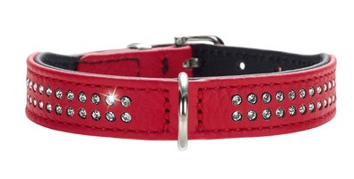 

Hunter Diamond petit / Ошейник Хантер для собак кожа 2 ряда страз 27 (20-24 см), Hunter Diamond petit