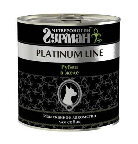 Купить Четвероногий Гурман Platinum Line / Консервы Платиновая линия для собак Рубец говяжий в желе (цена за упаковку) за 1780.00 ₽