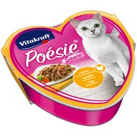 Vitakraft Poesie / Консервы Витакрафт для кошек Курица с овощами кусочки в соусе