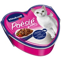 Vitakraft Poesie / Консервы Витакрафт для кошек Сайда паста томаты в соусе
