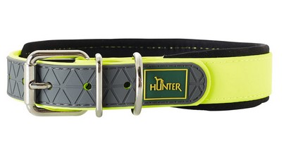 

Hunter Convenience Comfort / Ошейник Хантер для собак биотановый мягкая горловина неон Желтый, Hunter Convenience Comfort