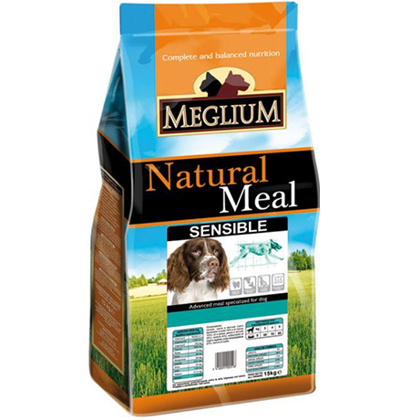 Купить Meglium Sensible / Сухой корм Меглиум для взрослых собак с Чувствительным пищеварением Ягненок Рис за 6120.00 ₽