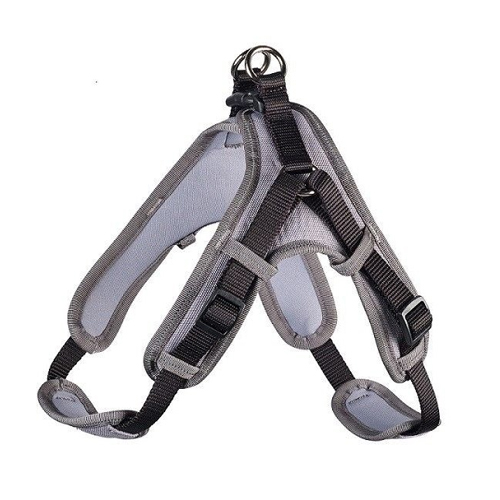 

Hunter Neopren Vario Quick / Шлейка Хантер для собак нейлон & неопрен Черно-Серая, Hunter Neopren Vario Quick